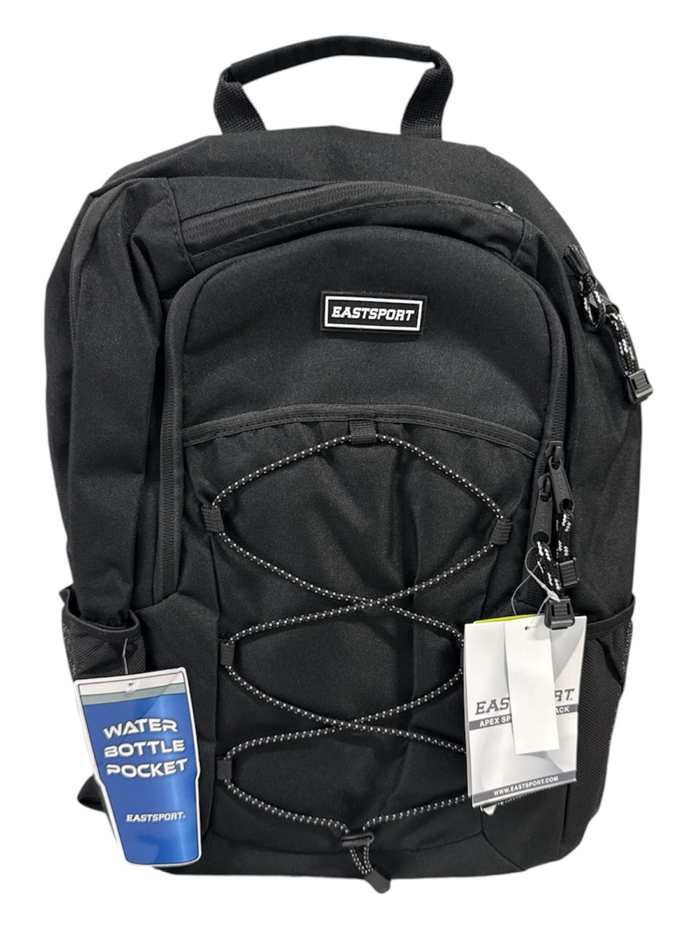 NEW! Eastsport Black Summit Bungee Backpack